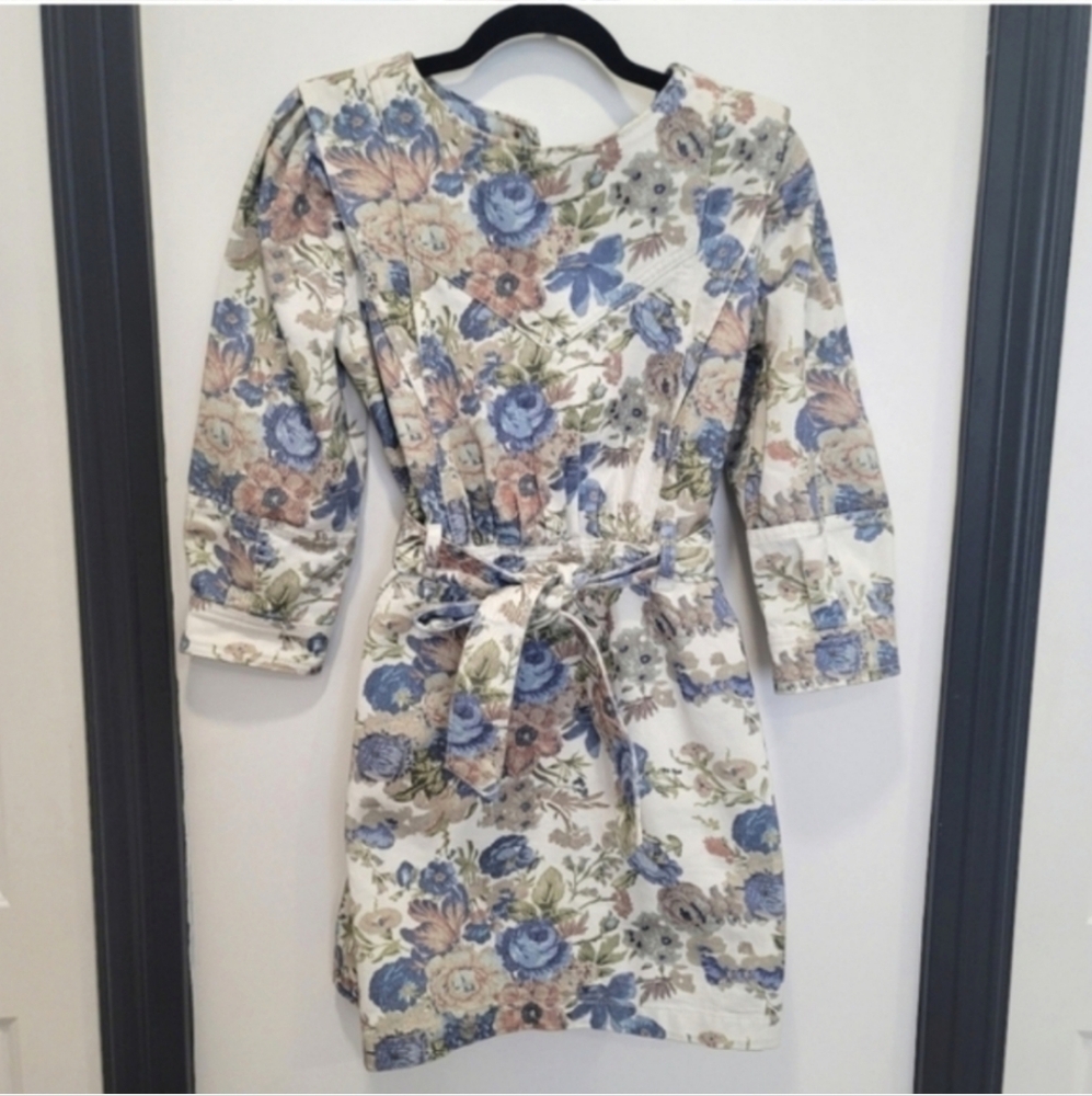 SÉZANE  100% Organic Cotton Denim Mini Dress - Picture 4 of 17